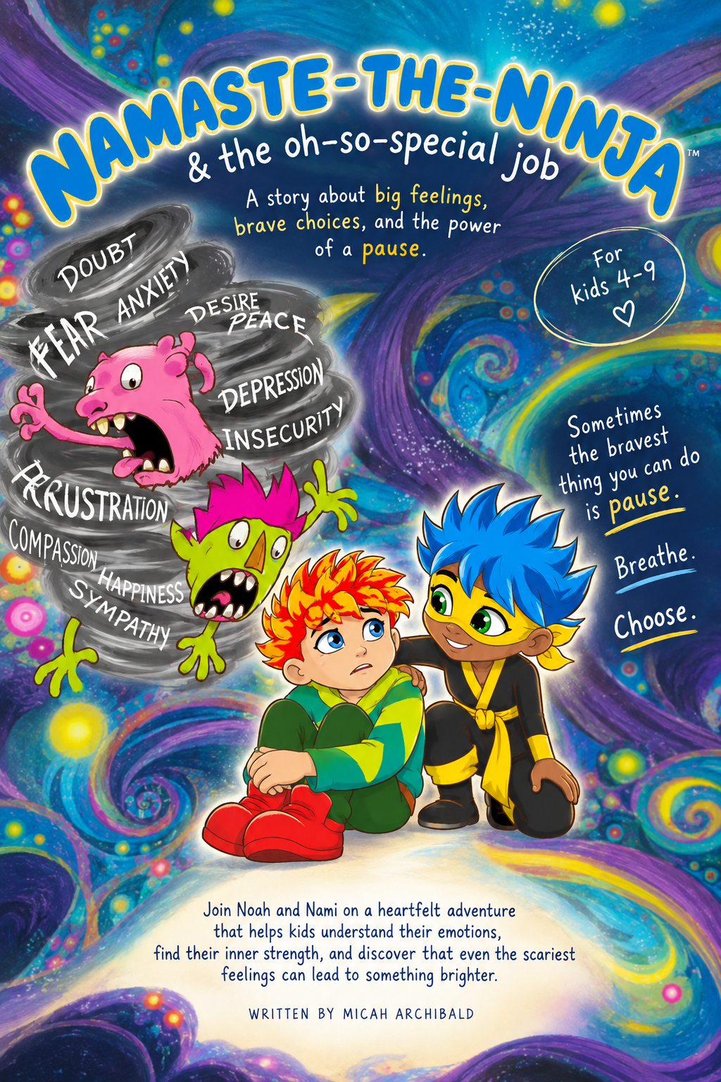 Namaste the Ninja & The Oh So Special Job — Signed Copy + Donation