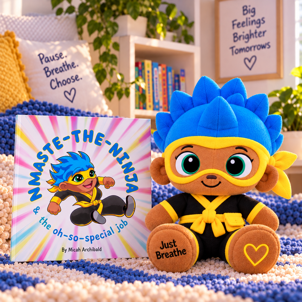 Namaste the Ninja Book + Nami Plush Preorder Bundle