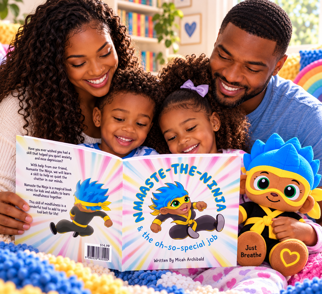 Namaste the Ninja Book + Nami Plush Preorder Bundle