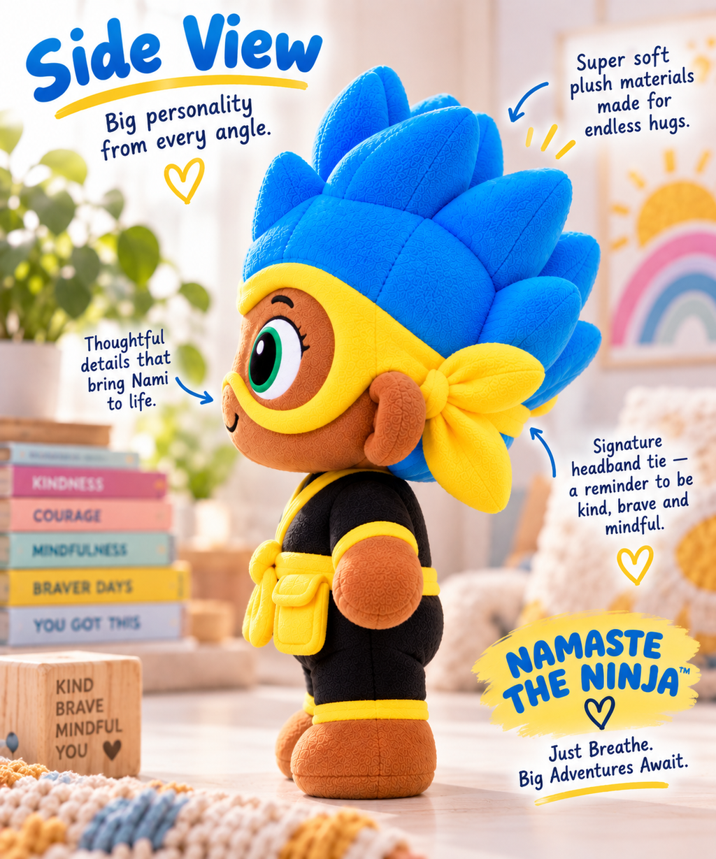 Namaste the Ninja Book + Nami Plush Preorder Bundle
